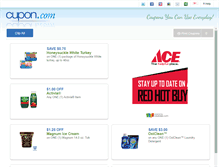 Tablet Screenshot of cupon.com